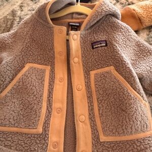 Patagonia Kids Beige Retro Pile Jacket Cute